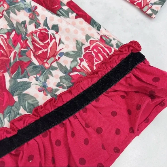 NWT Matilda Jane Kensley Girls Floral Print Dress ~ - Picture 6 of 9